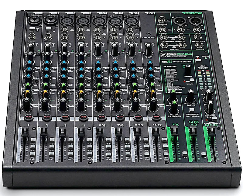 Mackie ProFX12v3 - 12-Channel Pro Effects Mixer w/USB