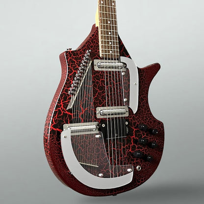 Danelectro Sitar - Red Crackle