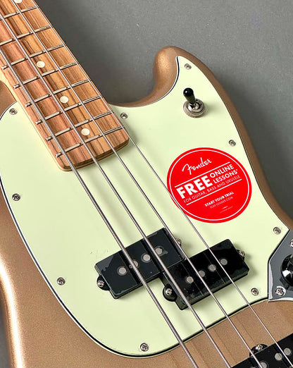 Fender Player Mustang PJ Bass 2023 - Firemist Gold