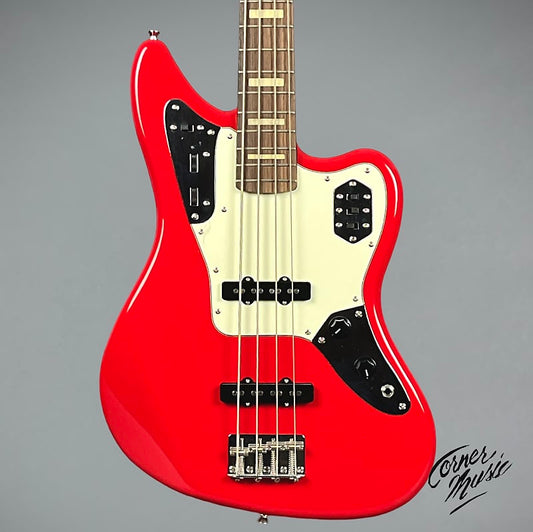 Fender Jaguar Bass Crafted In Japan 2008 - Hot Rod Red