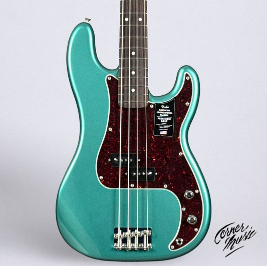 Fender American Professional Classic Precision Bass 2025 - Faded Sherwood Green Metallic