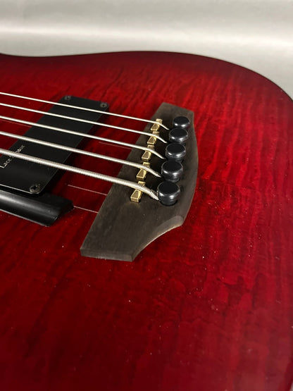 Godin A5 Robert Trujillo Metallica Signature - Transparent Red