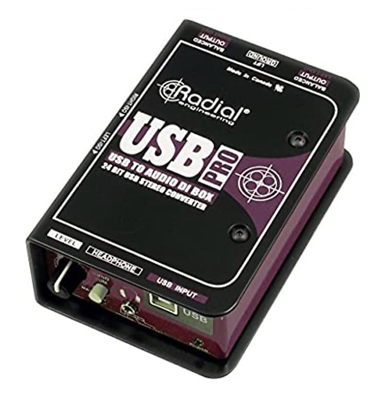 Radial USB-Pro Stereo Laptop DI Box