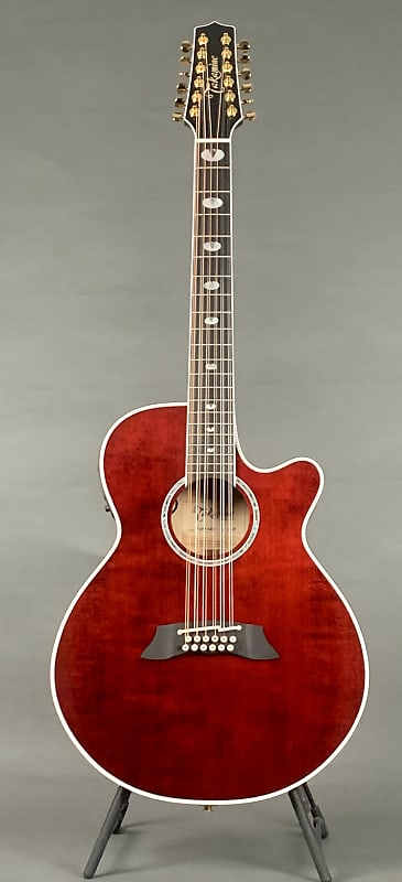 Takamine TSP158C-12 STR -  See-Thru Red