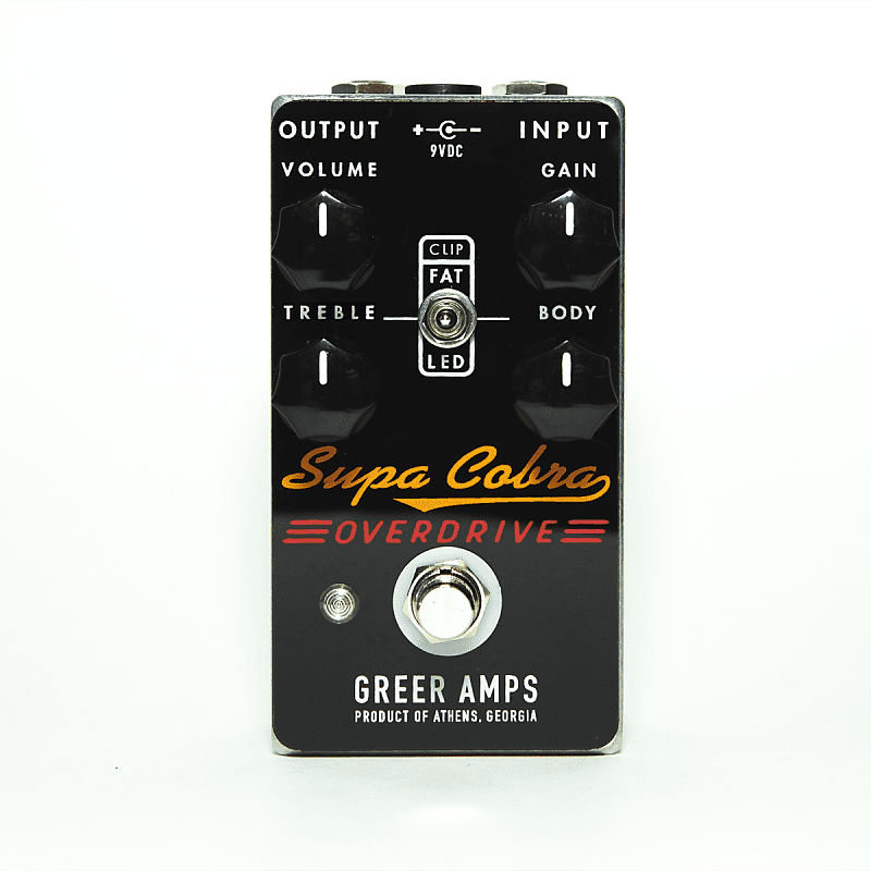 Greer Amps Super Cobra Overdrive - New In Box - Authorized Dealer