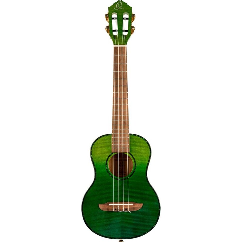 Tenor Uke w/Bag Ivy Green Flamed