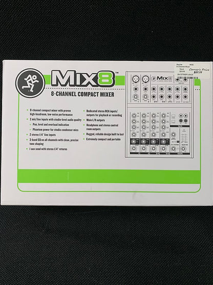 Mackie Mix8 8-Channel Compact Mixer