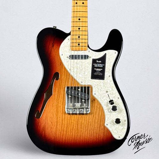 Fender Vintera II 60s Telecaster Thinline 2025 - 3-Tone Sunburst