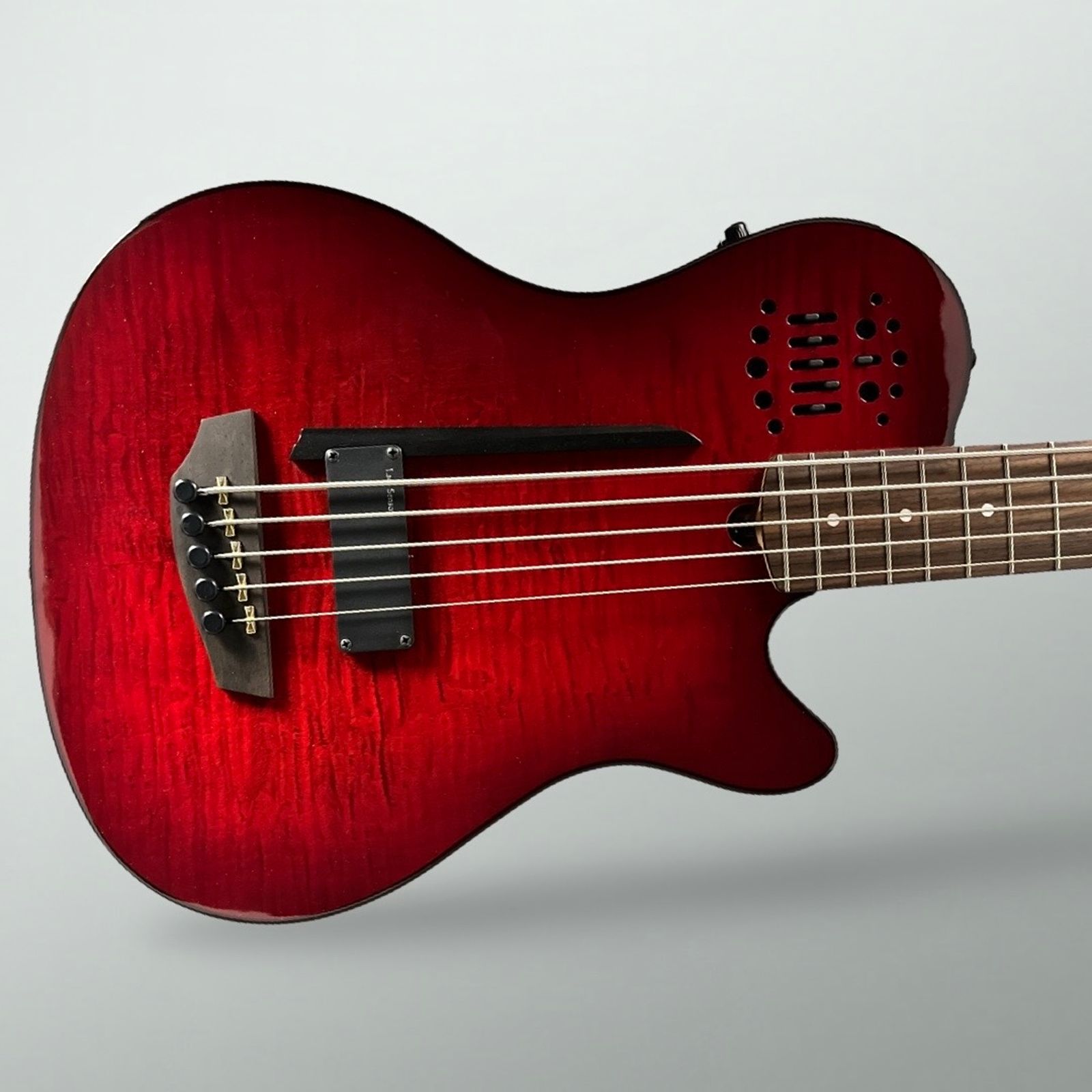 Godin A5 Robert Trujillo Metallica Signature - Transparent Red