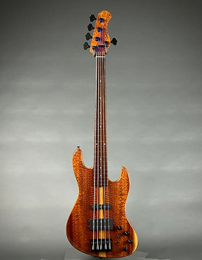 Sadowsky MasterBuilt Limited Edition 21-Fret 5-String MM Bass 2022 #11/40 Natural Transparent High Polish