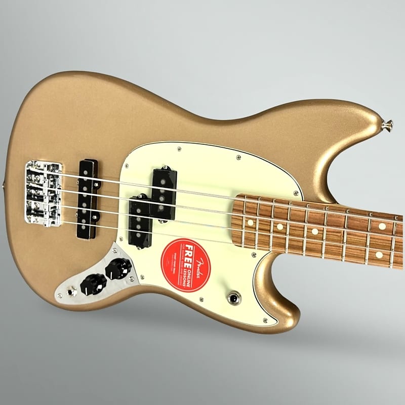 Fender Player Mustang PJ Bass 2023 - Firemist Gold