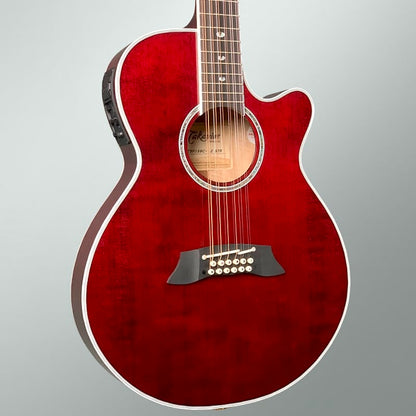 Takamine TSP158C-12 STR -  See-Thru Red