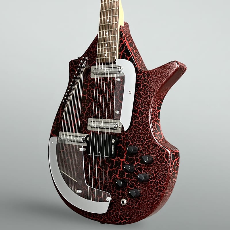 Danelectro Sitar - Red Crackle