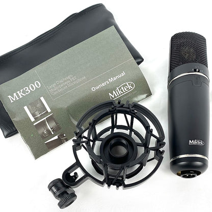 Miktek MK300 Large-Diaphragm FET Condenser Microphone 2021 Black