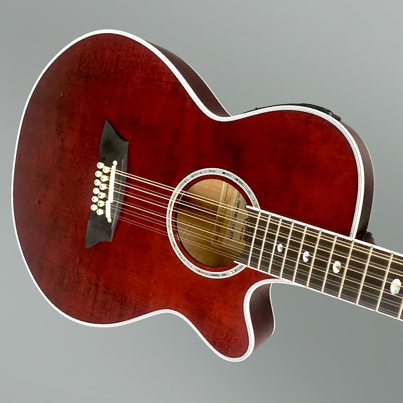 Takamine TSP158C-12 STR -  See-Thru Red