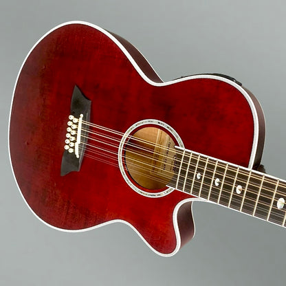 Takamine TSP158C-12 STR -  See-Thru Red