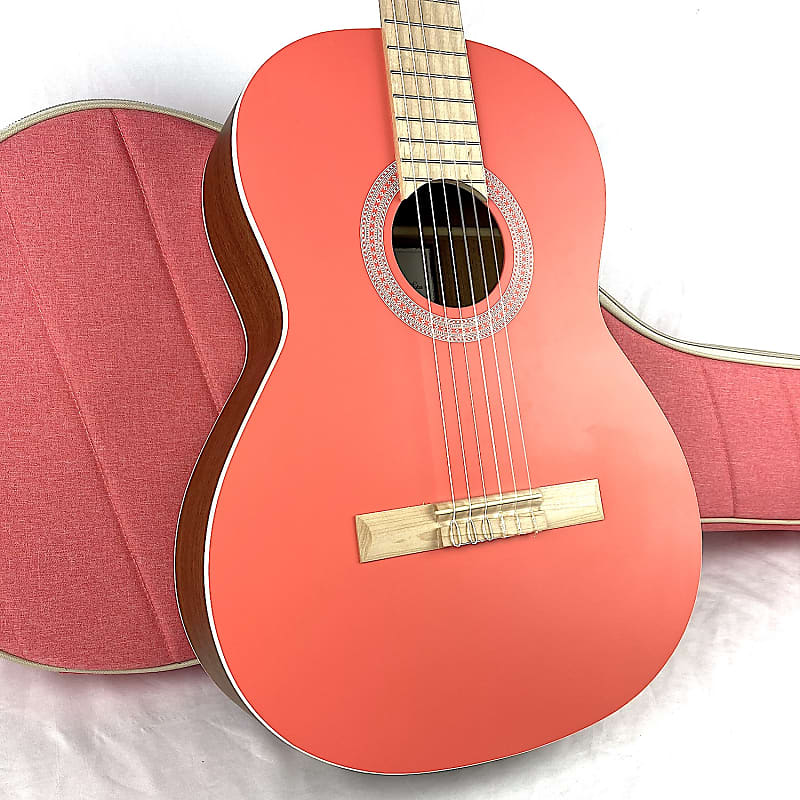 Cordoba Protégé Matiz C-1 Classical Guitar 2021 Coral w/ Matching Bag