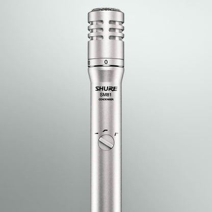 Shure SM81-LC Cardioid Condenser Instrument Microphone