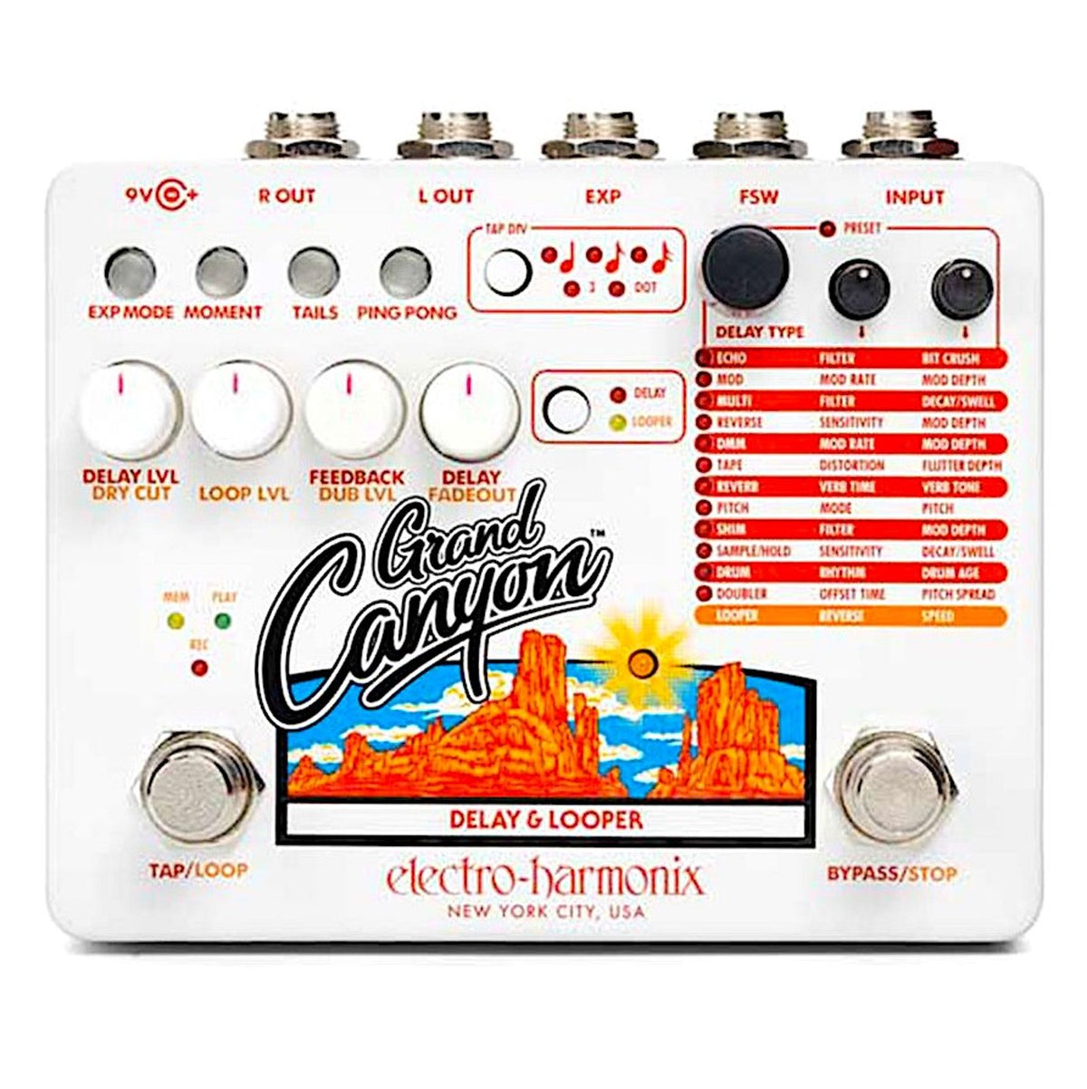 Electro-Harmonix Grand Canyon Delay and Looper