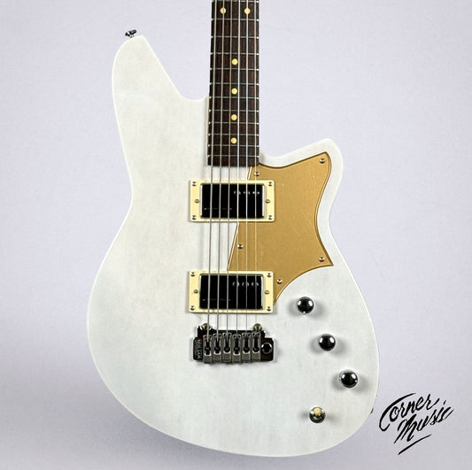 Reverend Descent W Baritone w/ Hardshell Case 2025 - Transparent White