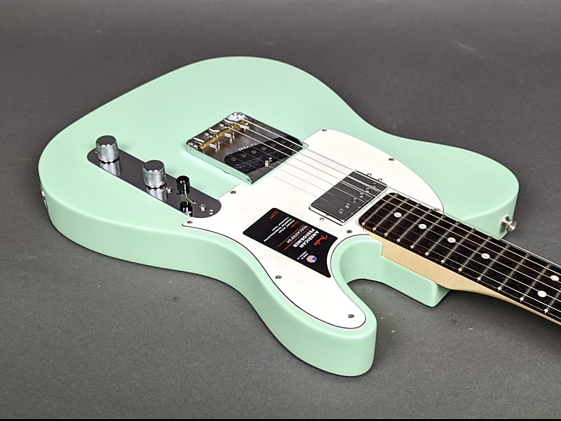 Fender American Performer Telecaster Hum 2022 - Satin Surf Green