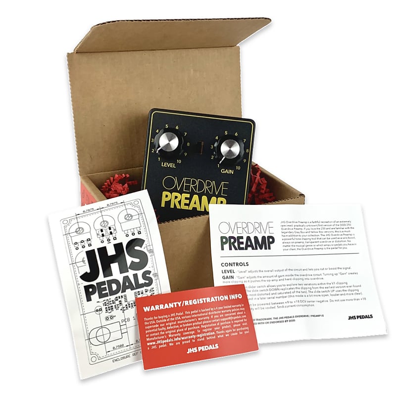 JHS Pedals Overdrive Preamp