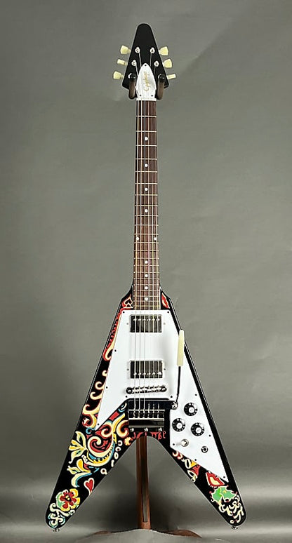 Epiphone Jimi Hendrix "Love Drops" Flying V 2024 - Ebony