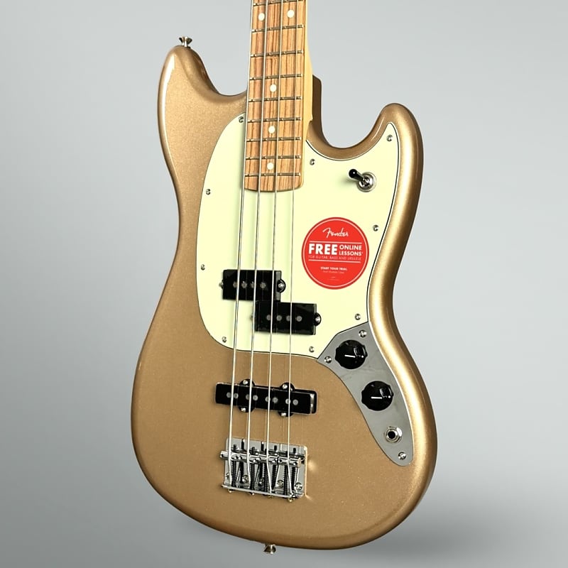 Fender Player Mustang PJ Bass 2023 - Firemist Gold