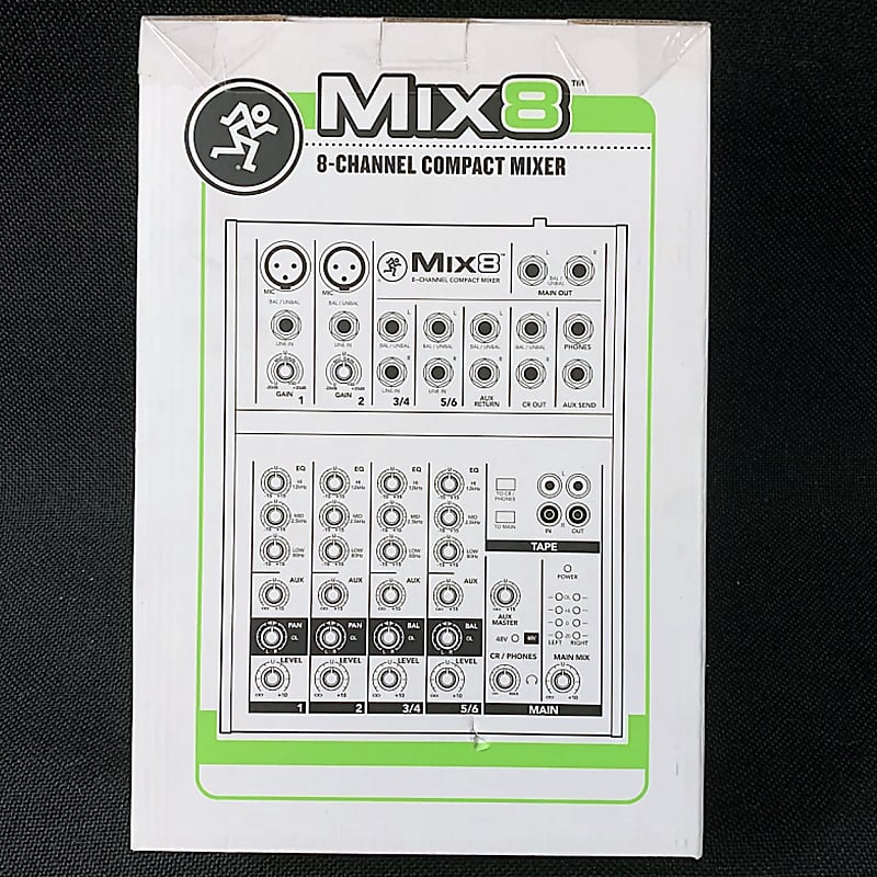 Mackie Mix8 8-Channel Compact Mixer