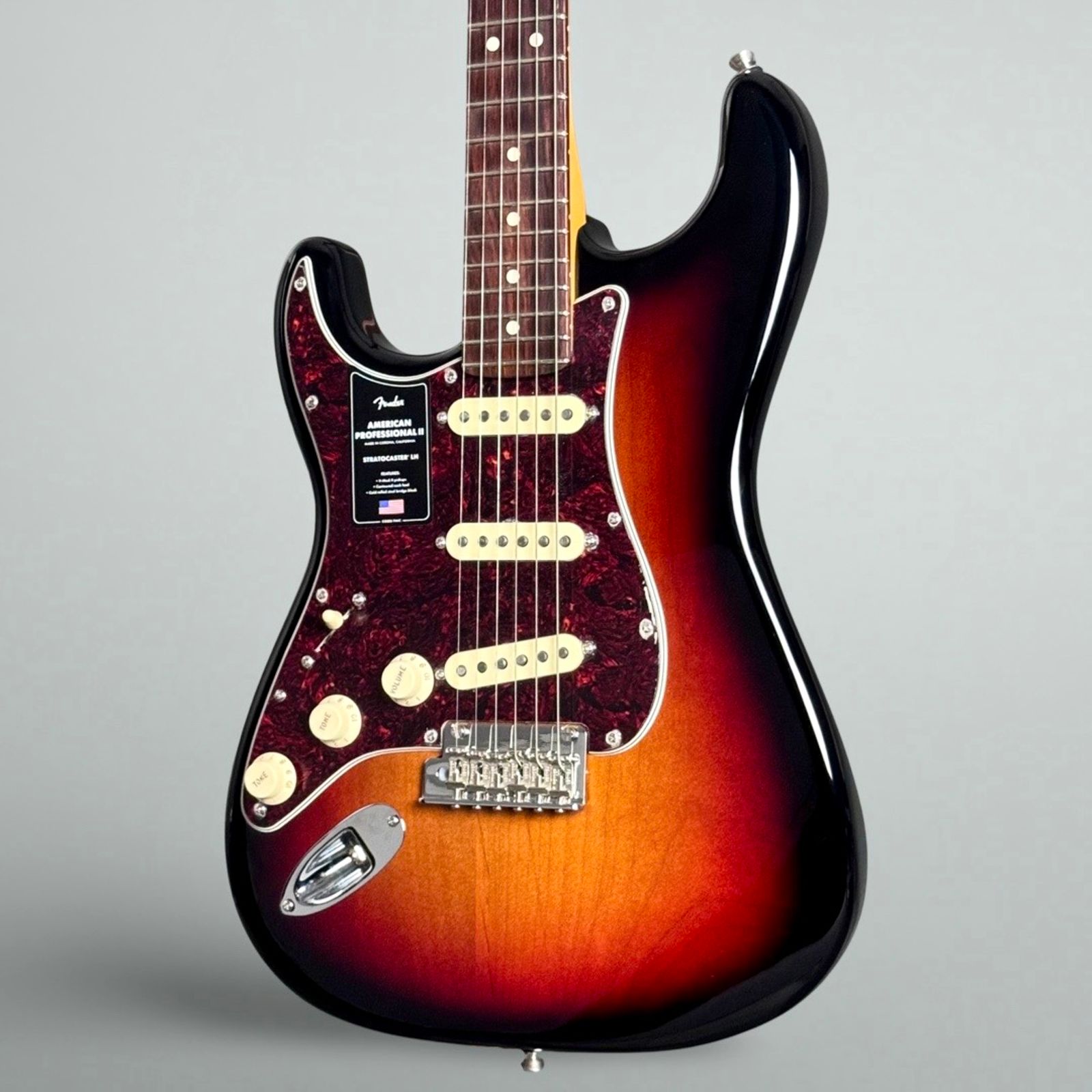 Fender American Professional II Stratocaster Left Handed 2021 - 3-Tone Sunburst