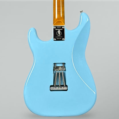 Morgan Electrics Double Cut Standard - CUSTOM - Sonic Blue