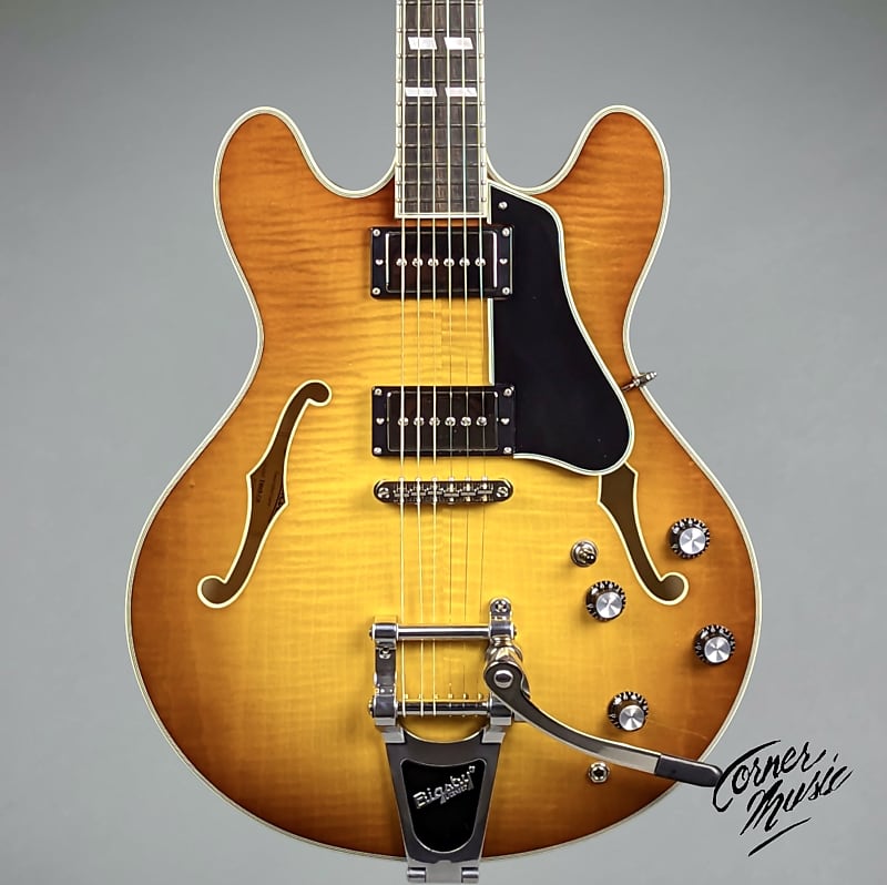 Eastman T486B Semi-Hollow w/ Bigsby 2022  Goldburst #2964