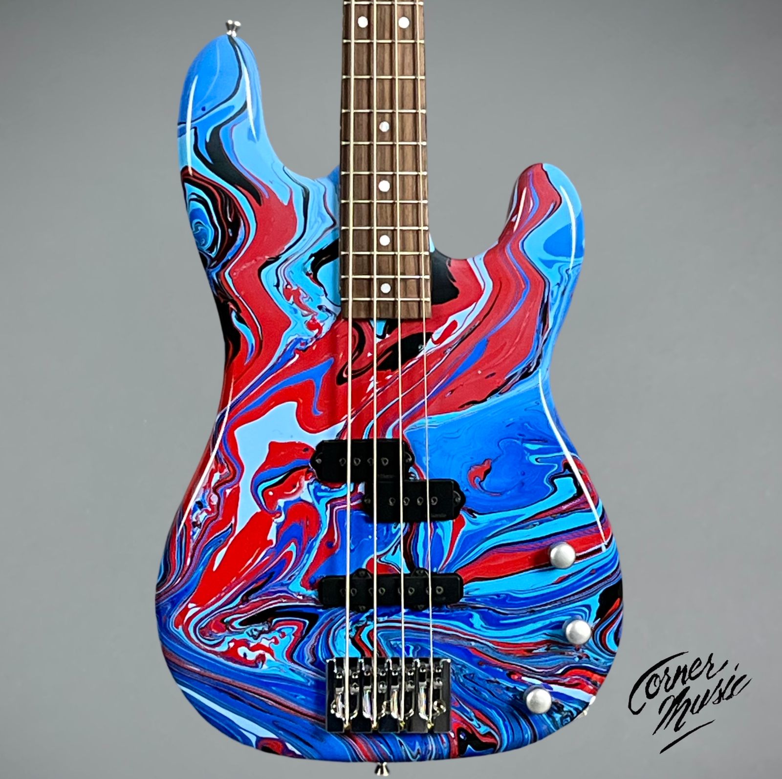 Funk Guitars USA PJ Bass - Swirl