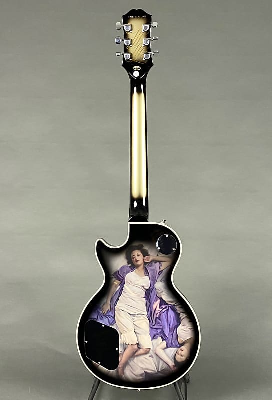 Epiphone Adam Jones Les Paul Custom Art Collection: Korin Faught’s “Sensation” 2023 - Antique Silverburst