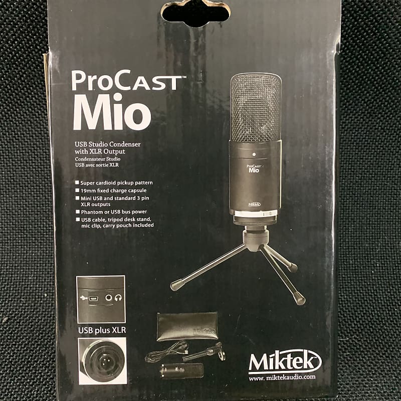 Miktek ProCast Mio Studio Condenser USB+XLR Microphone