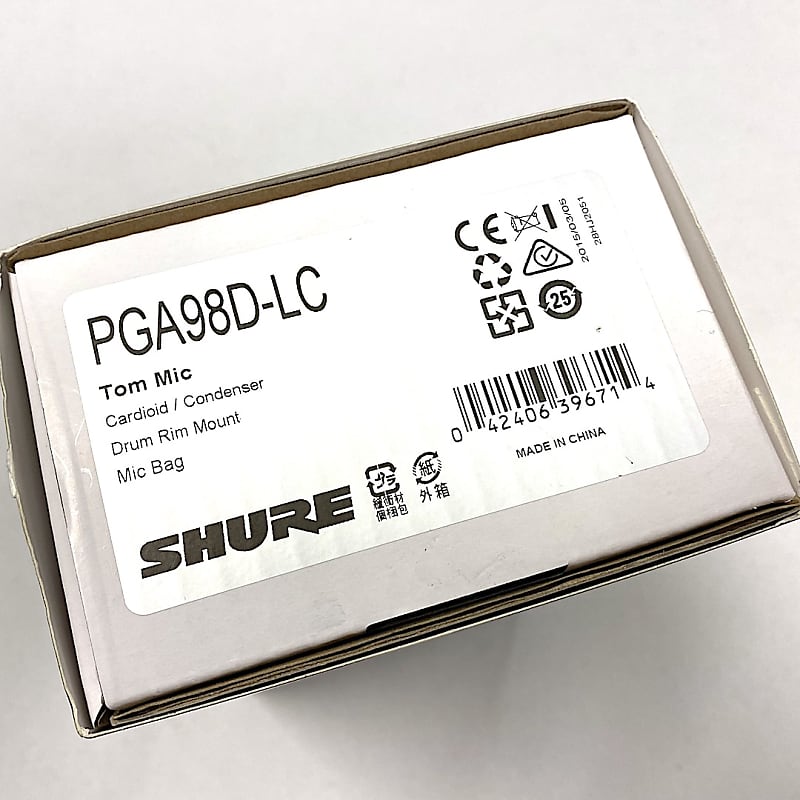 Shure PGA98D-LC Drum Microphone 2015 Black