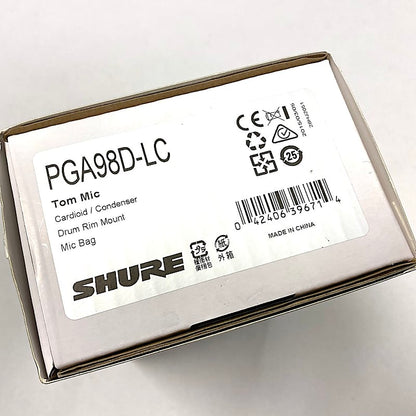 Shure PGA98D-LC Drum Microphone 2015 Black