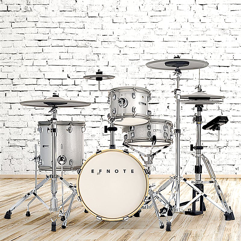 EFNOTE 5 Electronic Drum Kit 2022 Silver