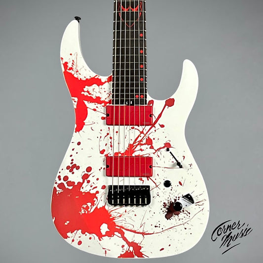 Legator N7 Ninja 7-String Slaughter Series 2024 - Bonebreaker White