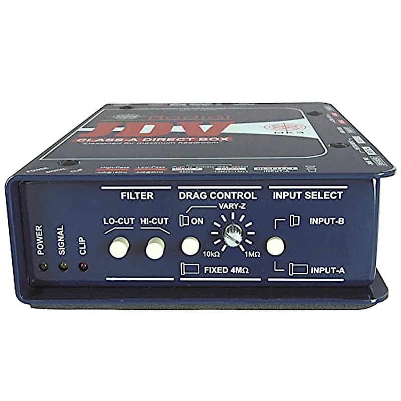 Radial JDV Class-A Super DI Active Direct Box - Mk III